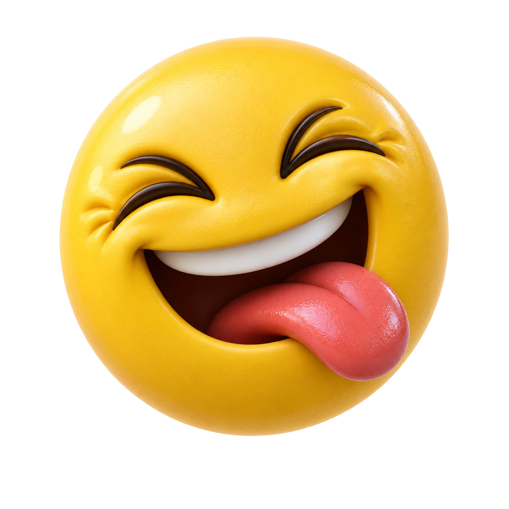 RRR laughing face logo